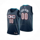 Maglia Oklahoma City Thunder Personalizzate Citta 2025-26 Blu