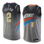 Maglia Oklahoma City Thunder Raymond Felton #2 Citta 2018 Grigio