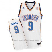 Maglia Oklahoma City Thunder Serge Ibaka #9 Bianco