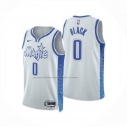 Maglia Orlando Magic Anthony Black No 0 Citta 2025-26 Bianco