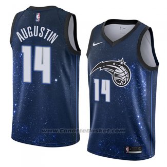 Maglia Orlando Magic D.j. Augustin #14 Icon 2018 Blu