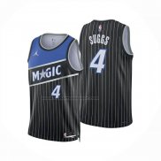 Maglia Orlando Magic Jalen Suggs No 4 Statement 2025-26 Nero