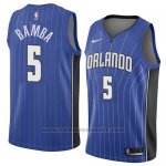 Maglia Orlando Magic Mohamed Bamba #5 Icon 2018 Blu