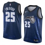 Maglia Orlando Magic Wes Iwundu #25 Citta 2018 Blu