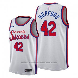 Maglia Philadelphia 76ers Al Horford #42 Classic 2019-20 Bianco