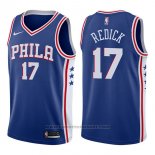 Maglia Philadelphia 76ers JJ Redick #17 Swingman Icon 2017-18 Blu