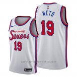 Maglia Philadelphia 76ers Raul Neto #19 Classic 2019-20 Bianco