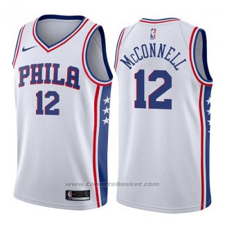 Maglia Philadelphia 76ers T.j. McConnell #12 Swingman Association 2017-18 Bianco