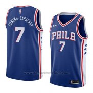 Maglia Philadelphia 76ers Timothe Luwawu-Cabarrot #7 Icon 2018 Blu