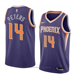 Maglia Phoenix Suns Alec Peters #14 Icon 2018 Viola2