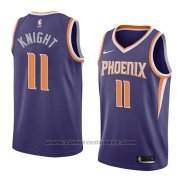 Maglia Phoenix Suns Brandon Knight #11 Icon 2018 Blu