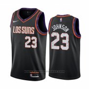 Maglia Phoenix Suns Cameron Johnson #23 Citta Nero