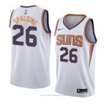 Maglia Phoenix Suns Knicks Ray Spalding #26 Association 2018 Bianco