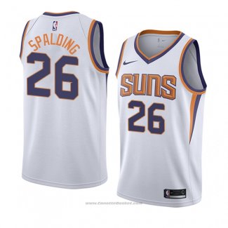 Maglia Phoenix Suns Knicks Ray Spalding #26 Association 2018 Bianco