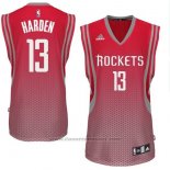 Maglia Risuonare Moda Houston Rockets James Harden #13 Rosso