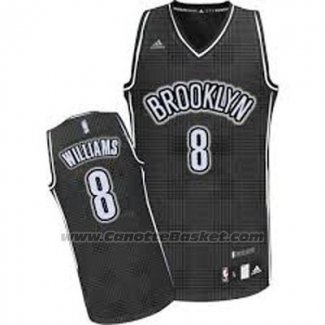 Maglia Ritmo Moda Brooklyn Nets Deron Williams #8 Nero