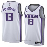 Maglia Sacramento Kings Georgios Papagiannis #13 Association 2018 Bianco