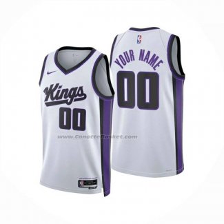 Maglia Sacramento Kings Personalizzate Association 2024-25 Bianco