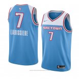 Maglia Sacramento Kings Skal Labissiere #7 Citta 2018-19 Blu