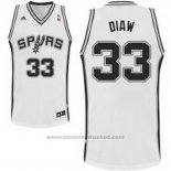 Maglia San Antonio Spurs Boris Diaw #33 Bianco