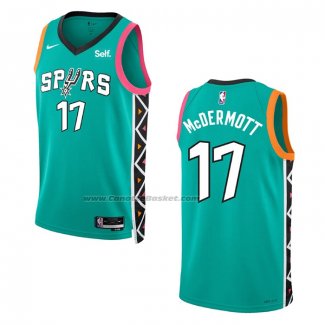 Maglia San Antonio Spurs Doug Mcdermott #17 Citta 2022-23 Verde