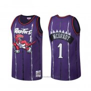 Maglia Toronto Raptors Tracy Mcgrady #1 Hardwood Classics Viola