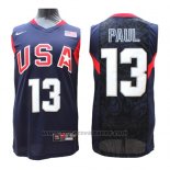 Maglia Usa 2008 Paul #13 Blu