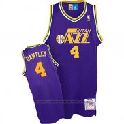 Maglia Utah Jazz Adrian Dantley #4 Retro Viola