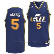 Maglia Utah Jazz Devin Harris #5 Blu