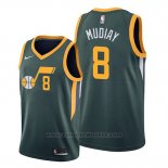 Maglia Utah Jazz Emmanuel Mudiay #8 Earned Verde