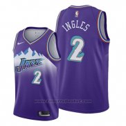 Maglia Utah Jazz Joe Ingles #2 Hardwood Classics 2019-20 Viola