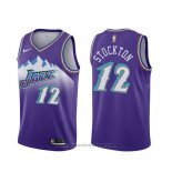 Maglia Utah Jazz John Stockton #12 Classic Edition 2019-20 Viola