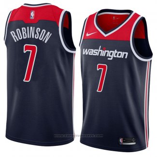 Maglia Washington Wizards Devin Robinson #7 Statement 2018 Nero