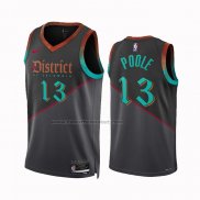 Maglia Washington Wizards Jordan Poole #13 Citta 2023-24 Nero