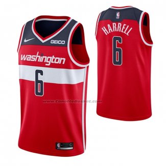 Maglia Washington Wizards Montrezl Harrell NO 6 Icon 2020-21 Rosso