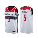 Maglia Washington Wizards Shabazz Napier #5 Association Bianco