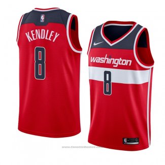 Maglia Washington Wizards Tiwian Kendley #8 Icon 2018 Rosso