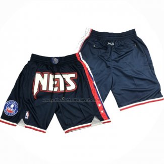 Pantaloncini Brooklyn Nets Citta Just Don 2021-22 Blu