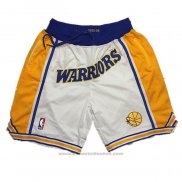 Pantaloncini Golden State Warriors Bianco