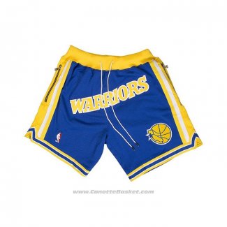 Pantaloncini Golden State Warriors Blu