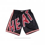 Pantaloncini Miami Heat Mitchell & Ness Big Face Nero