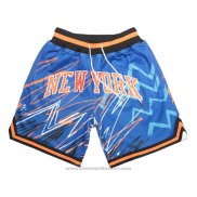 Pantaloncini New York Knicks Just Don Blu2