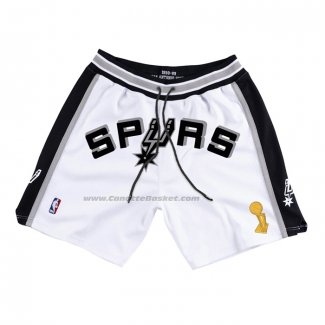 Pantaloncini San Antonio Spurs Just Don Bianco