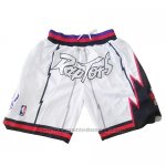 Pantaloncini Toronto Raptors Just Don Bianco