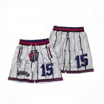 Pantaloncini Toronto Raptors Mitchell & Ness Hardwood Classics Bianco