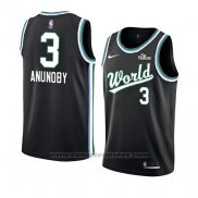 Maglia 2019 Rising Star Og Anunoby #3 World Nero