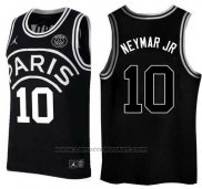 Maglia AJ x PSG Neymar Jr #10 Nero