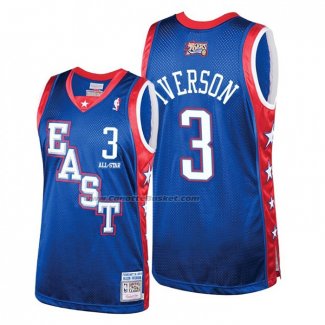 Maglia All Star 2004 Allen Iverson NO 3 Blu