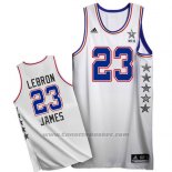 Maglia All Star 2015 Lebron James #23 Bianco