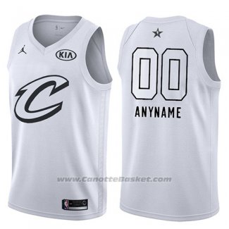 Maglia All Star 2018 Cleveland Cavaliers Nike Personalizzate Bianco